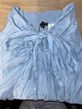 Jcrew Light Blue convertible tie cover up skirt/dress